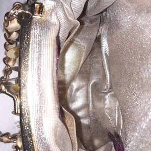 Small shimmy purse